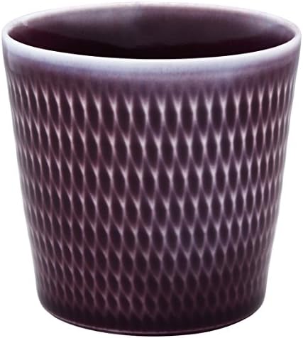 協立 陶器 陶器 Hasami Ware 35897 Taiichi Piln Ceramic Kiriko Rin Cold Sake Cup, вино црвено