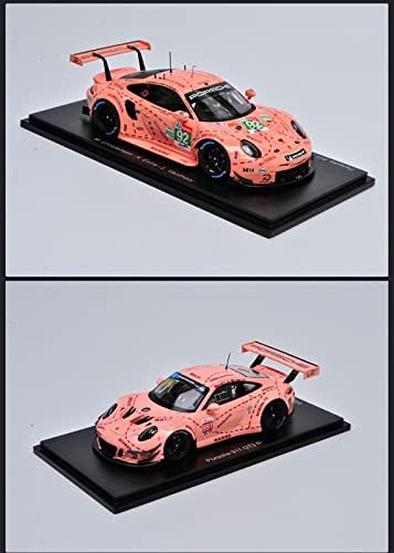 Возила на моделот Apliqe Scale за омилен Porsche 911 GT3 розова свиња искра 1:43 Sports Car Simulation Car Model Софистициран избор