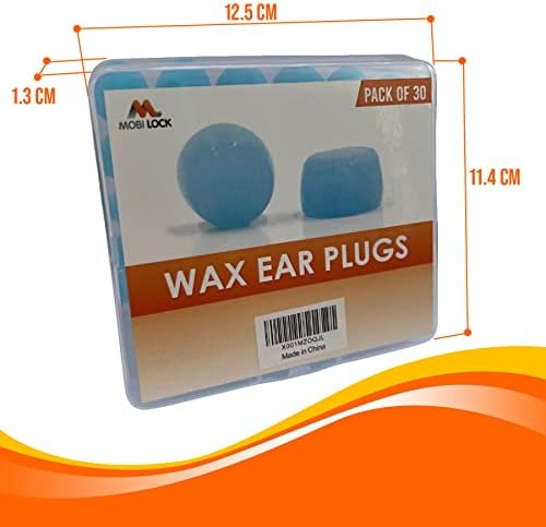Приклучоци за уши - Обвивки за приклучок за силиконски восок за силикони - пакет од 30-32dB бучава Откажување на ушите за спиење - Заштита