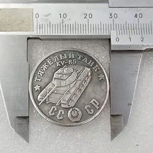 Антички занаети од 1945 година резервоарот KV-85 трговски сребрен долар Странски сребрен долар Антички колекција *91
