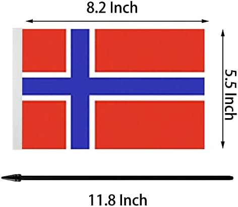 Сад Американски &засилувач; Норвешка Пријателство Табела Знаме Дисплеј, Американски &засилувач; Норвешка Табела Знаме, САД &засилувач;