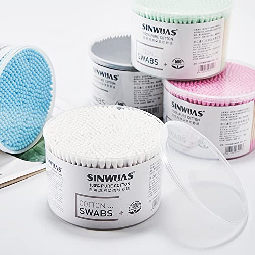 500/1000 парчиња двоглави памучни брисеви за Еднократна Употреба стерилен отстранувач на шминка дезинфекција отстранување на