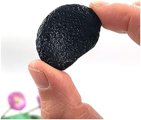 Доверба занаетчија 100g најголемиот дел природен тектит камен црн метеорит минера примерок кристал реики заздравувачки енергетски скапоцен камен,