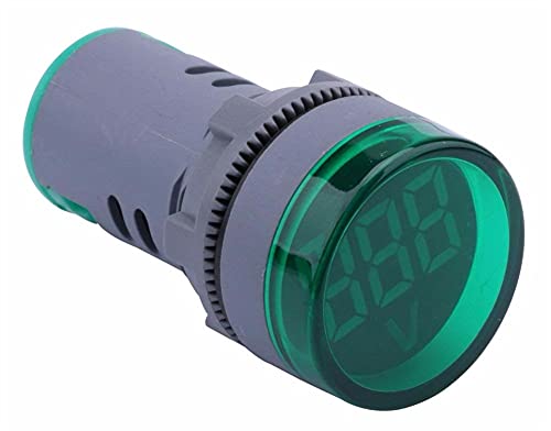 Инфри LED дисплеј Дигитален мини волтметар AC 80-500V мерач на напон мерач на мерач на волт-монитор Светлосен панел