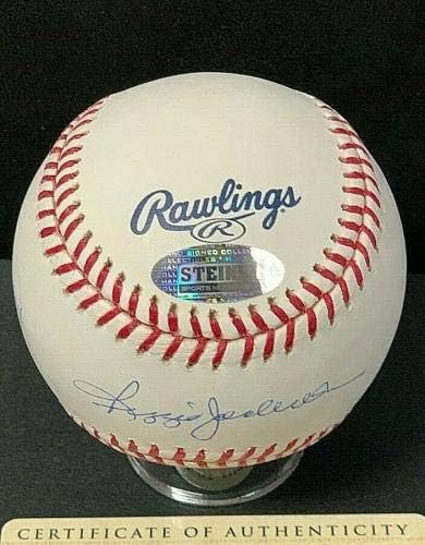 Реџи acksексон потпиша официјален претставник за пензија МЛБ Бејзбол 20/250 Штајнер Јанкис - Автограм Бејзбол