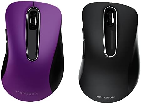 memzuoix 2.4 G Безжичен Глушец, 1200 Dpi Компјутерски Глувци Безжичен Безжичен Глушец СО USB Приемник, Пренослив БЕЗЖИЧЕН USB