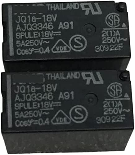 ASPROD Реле 10PCS JQ1A-18V AJQ3346 4PIN/18V/5A/ Контактори и релеи
