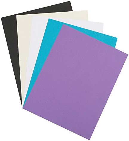 Акции на картички за пекони, класичен асортиман, 5 бои, 8-1/2 x 11, 100 листови