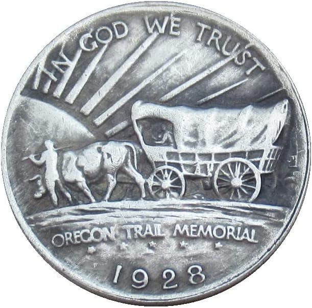 Комеморативна монета од половина долар 1928 година Странска копија сребрена позлатена