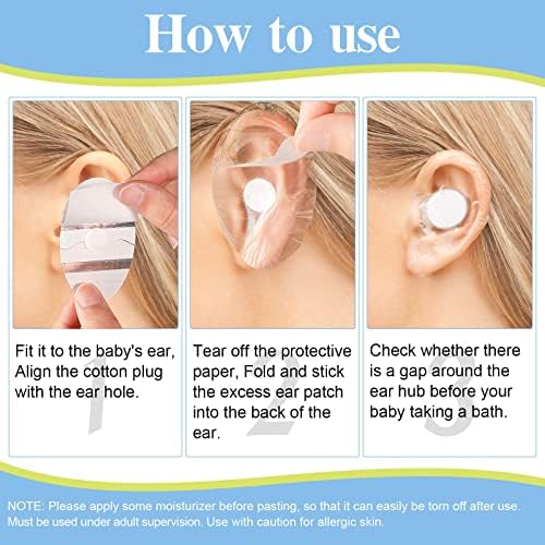 Заштитник на увото на увото покритие силиконски уво лепенка туш уво капаче 60 парчиња за еднократно миење погодно за сите комплети за