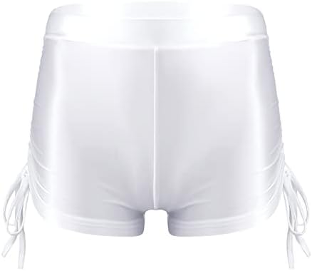 Acенски женски обични затегнати шорцеви со сјајни тренинзи за вежбање јога топли панталони