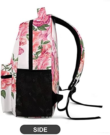 Торби за рамото фламинго птица розов дневен пакет ранец за обични училишни кеси