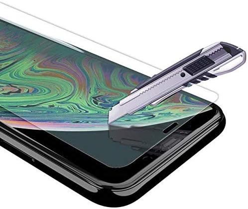 TNR iPhone X и iPhone Xs, Заштитник На Екранот Од Калено Стакло/ 9h Силна Цврстина/Тенок 0,33 mm/ Точен На Допир/HD Анти-Отпечаток Од Прст/Пријателски За Случај