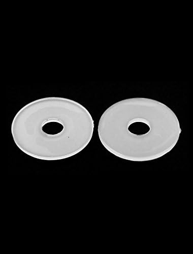Аексит бело тркалезно мијалник Изолација најлон растојание рамен мијалник Кет прстен 4 x 15 x рамни мијалници 1мм 100 парчиња