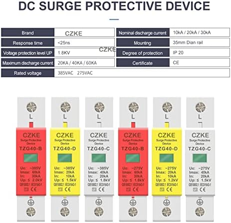 SJSW AC SPD 1P 40KA House Surge Protector Заштита за заштита на низок напон на уредот 275V 385V