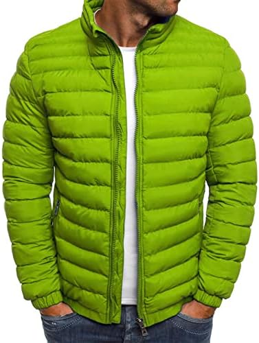 ADSSDQ Зимски јакни за мажи, манжетни за надворешни работи за одмор плус големина зимска мода долга ракав јакна од средна тежина