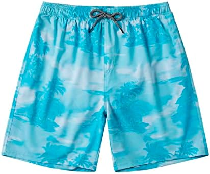 Шорцеви за машка табла лабава вклопени 3Д печатени шорцеви од табла на Хавајски плажа со џебови Големи и високи тренинзи за тренинзи