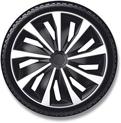 Автоматски стил поставени тркала опфаќа зафат на 14-инчи сребро/црно