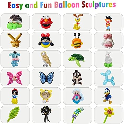 400 парчиња Извртување Балони Долги Балони Од 260 КВАДРАТНИ МЕТРИ За Животни Со Балони, 20 Избрани Бои Магија Со Врвен Квалитет