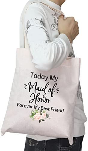 Jytapp Maid of честа торба торба деверуша подароци денес мојата слугинка на честа засекогаш мојата најдобра пријателка торба слугинка на