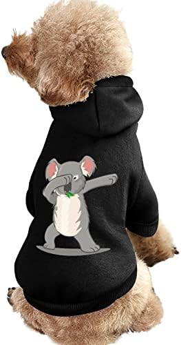 Смешно дабинг коала танцува мода дуксери со миленичиња мека топла кучиња облека издржлива џемпер за миленичиња со капа
