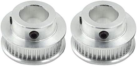 LC LICTOP 2 PCS GT2 12mm Bore Aluminum 40 Tees Timing Timing Remt Pulley For 3D печатач за време на ширина од 6мм