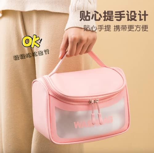 Чанта во стилот на јапонија И Јужна Кореја мала торба за шминка со мирис со голем капацитет водоотпорна кука Торба За Перење торба