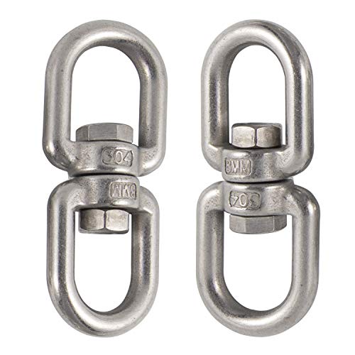 10 парчиња M8 Lock Hook Set, вклучувајќи прстен ， D прстен на лакови на лакот ， двојни окови на ланецот на очите, брзина на ланецот на врски,