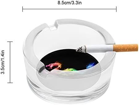 Оган виножито змеј пушење пепелска стакло цигара цигара од цигара, фиока за сад за пушачи