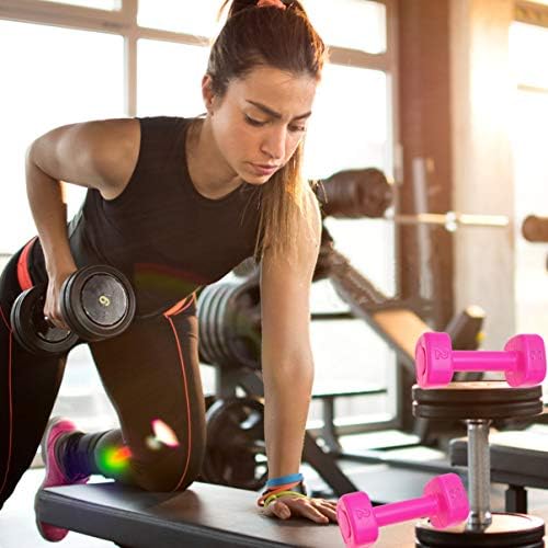 Vorcool 1 пар жени глувци со рака со тежина од 1,63 кг јога вежбање фитнес тренингот студентска спортска опрема за снабдување розов
