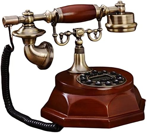 Gayouny European Fixed Telefore American Retro Office Home Cold Solid Wood Touch Dail Fildline Телефон
