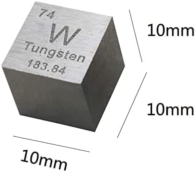 Goonsds Element Cube - Комплет од 15 метални густина на густина вклучува цинк калај бакар железо алуминиум јаглерод титаниум никел