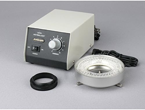 Amscope SM-1TNZ-80M-8M Дигитален Професионален Тринокуларен Стерео Зум Микроскоп, Wh10x Окулари, 3.5 X-90X Зголемување, 0.7 X-4.5