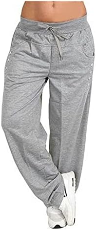 Jораса женски џемпери, преголеми женски џемпери со панталони со ремен директно џемпери со џеб лабава панталона, 6xl