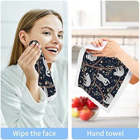 Кигаи 2 пакувања Симпатични мрзлици за миење садови - меки крпи за лице, крпи за теретани, хотел и бањата, крпи за чисто памучно