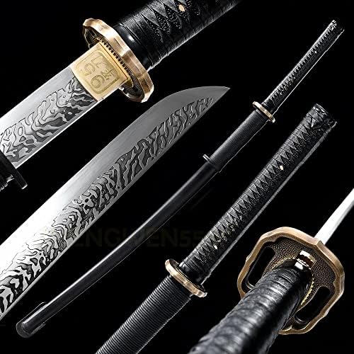 ДД меч 40 '' Рачно изработено јапонски 98 воен сабја Катана T10 Sharp Samurai меч