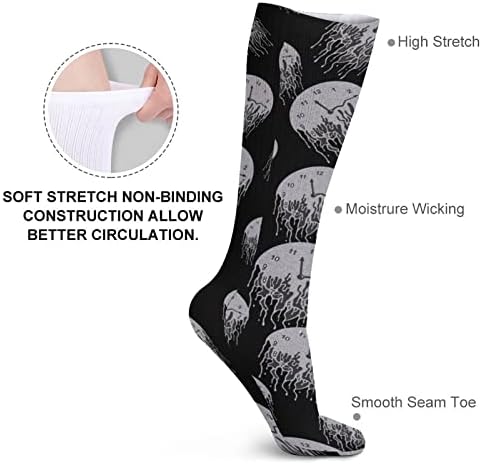 Време на топење спортски чорапи топли цевки чорапи високи чорапи за жени мажи кои работат обична забава