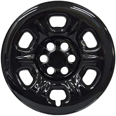 16 сјајно црно тркало сет направен за Nissan Xterra, Frontier | Издржлив ABS пластичен капак - се вклопува директно над ОЕМ тркалото