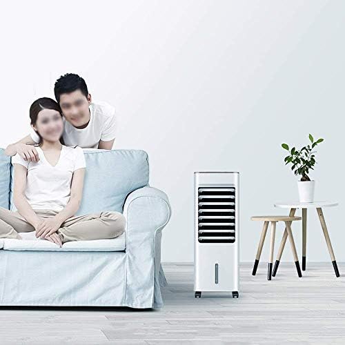 Преносен климатик со ладилник за воздух- ладилник за воздух 3 Брзини 60 ° широко снабдување со воздух 5L Универзални кастри за вода, вертикална