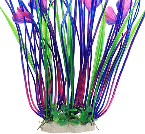 Вештачки пластични пластични пластични пластични растителни растенија од слатководни пластики од 16 инчи, украси украси
