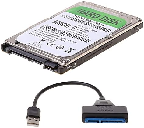 Конектори 2,5 инчи HDD SATA USB адаптер кабел 80/120/160/250/320/500 GB за компјутерски лаптоп Внатрешен механички хард диск 77UA -
