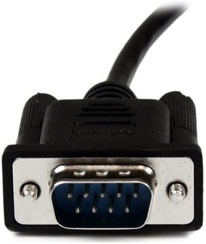 Startech 1M Black DB9 RS232 Сериски нулта модем кабел f/m scnm9fm1mbk