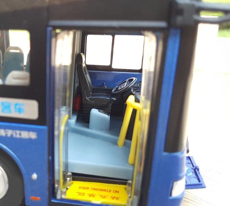 Јангтс чист електричен автобус сина 1/42 диекаст камион претходно изграден модел