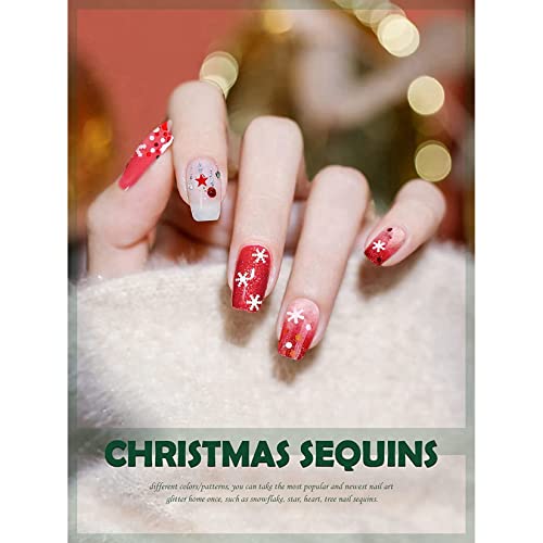 Божиќна уметност налепница Дедо Мраз Декал Деклас за новогодишна елка за новости за нокти на нокти