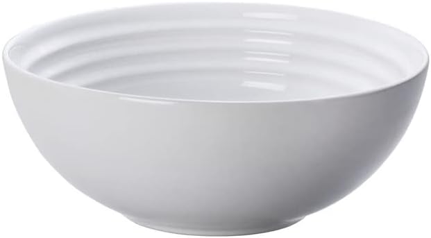 Ле Креусет Бело каменување од 22 унца супа чинија, сет од 4