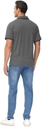 Машка машка маичка за маички од Јукаихен, голф тактички перформанси Поло маици со џеб