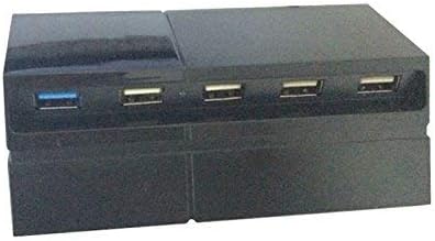 Ostent прошири дополнителен слот за USB Hub 5 порти се проширува за видео игри на конзола Sony PS4