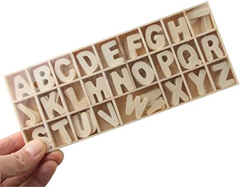 Алинон Дрво Азбука Букви Со Контејнер ЗА САМОСТОЈНА Декорација Занает Дисплеј