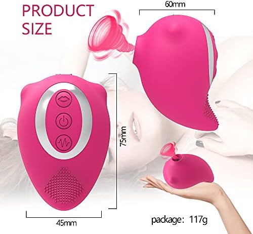 Maipula g-spot vibrator и цицање женски дилдо фрлајќи секс играчка со 10 фреквенциски вибрации + режим на 10-фреквенција, анален вибрирачки сензорни