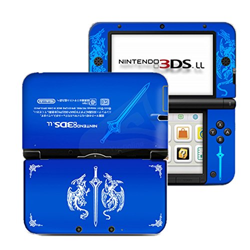 Најавете го огнениот емблем сино ограничено издание на налепница за налепница на кожата на кожата за Nintendo 3DS XL / LL конзола систем
